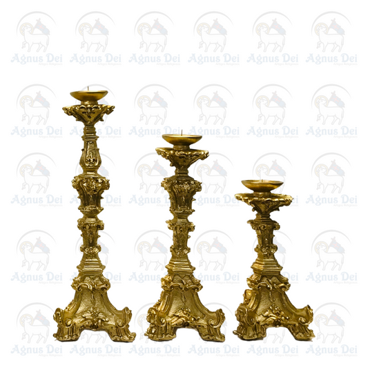 Castiçal de Mesa em Resina