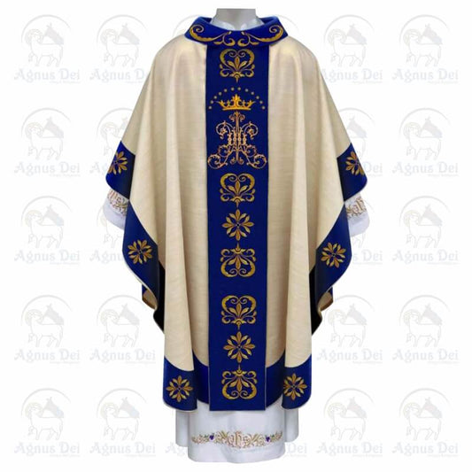 Casula Mariana em Veludo com Pedras Swarovski CE 523 1027