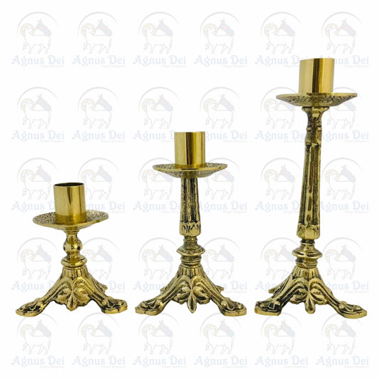 Castiçal de Mesa Flor de Liz PB
