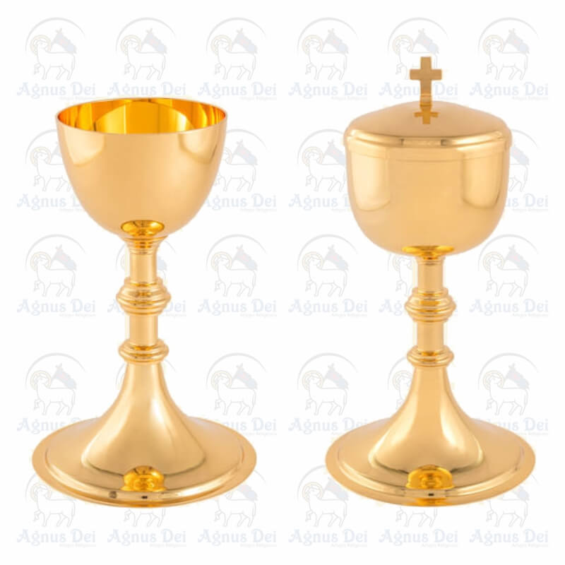 Conjunto DT Cálice 1012 e Cibório 9017 LI