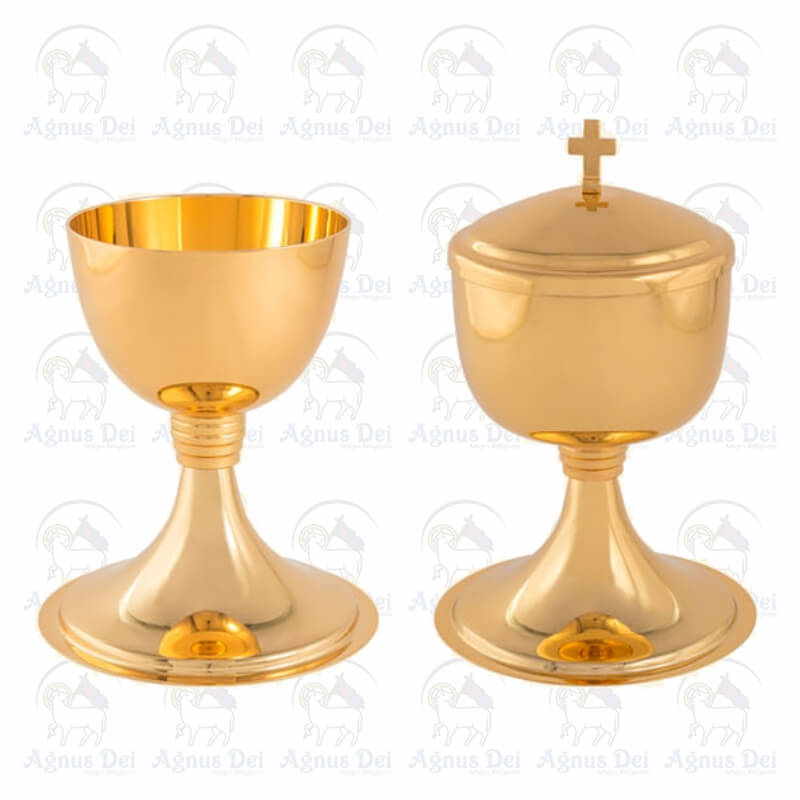 Conjunto DT Cálice 1019 e Cibório 9019 LI