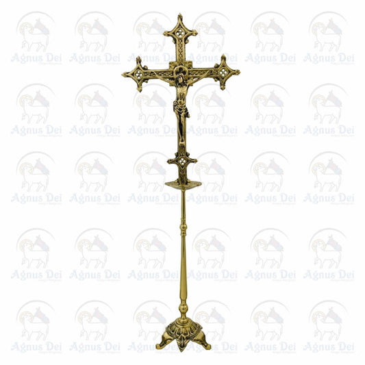 Crucifixo de Mesa 3 Pontas PB