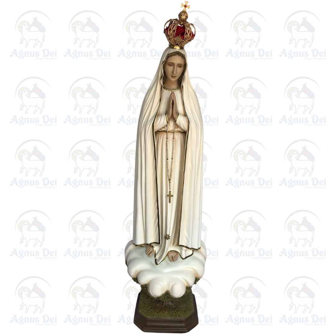 Nossa Senhora de Fátima em Fibra 132 cm
