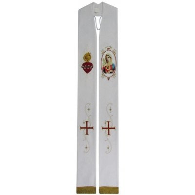 Estola Sacerdotal Imaculado Coração de Maria CN 042 01