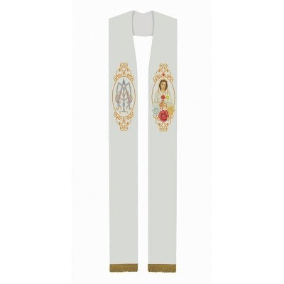 Estola Sacerdotal Nossa Senhora Rosa Mística CE 305