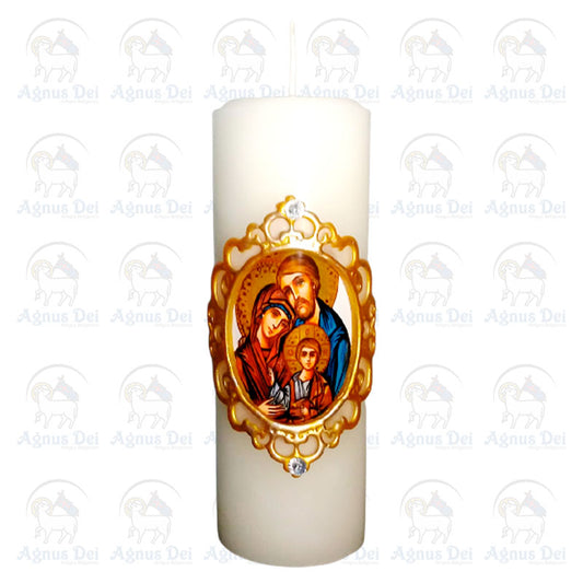 Vela de Altar Decorada Natal 02