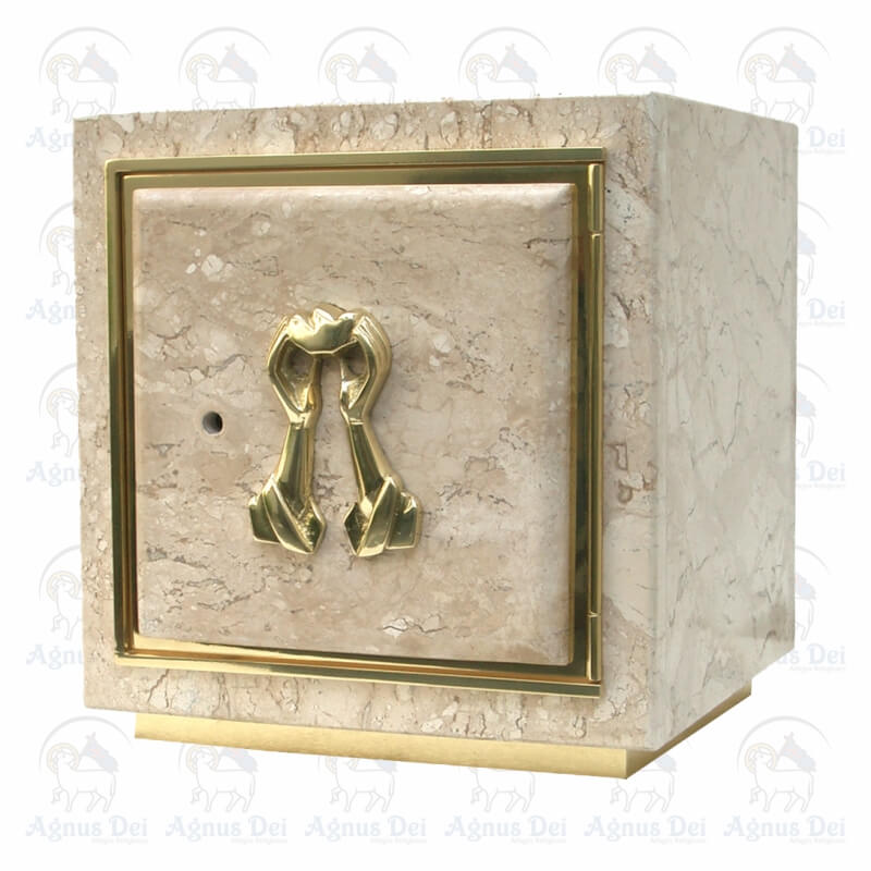 Sacrário de Mesa Mármore Travertino CA 71